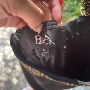 Black and Gold Prom dress